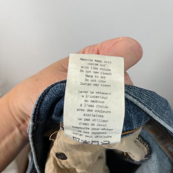 Rag & Bone Tall Mens Standard Issue Fit 2 29 x 33 Slim Leg Dark Wash Blue Jeans - Picture 6 of 9